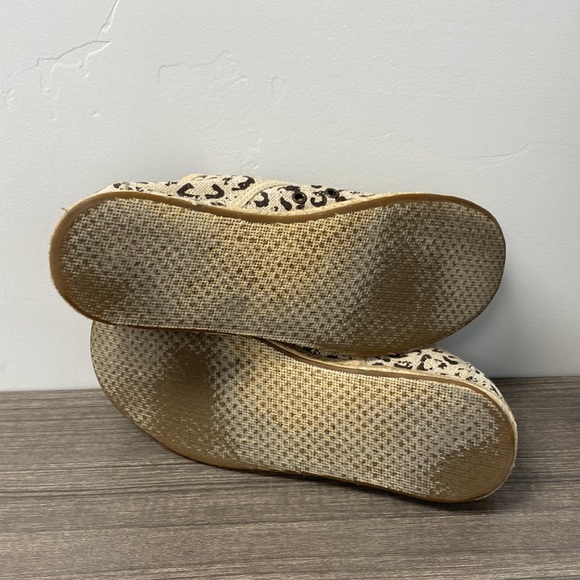 TOMS Brown Snow Leopard Classic Cordones size W6 - Picture 8 of 9